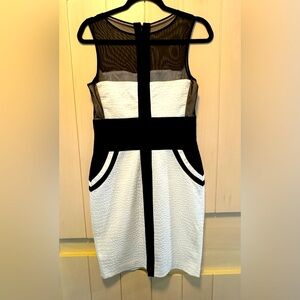 Cache Dress - Size 8 Black/White
